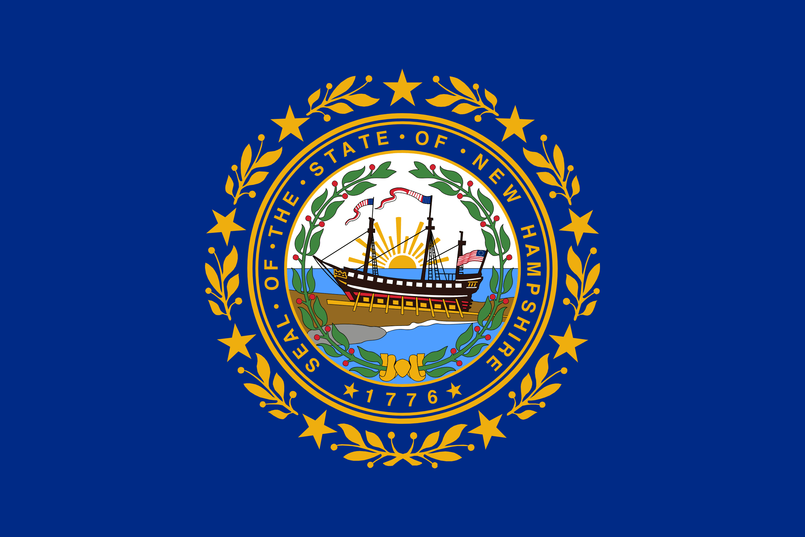 New Hampshire flag