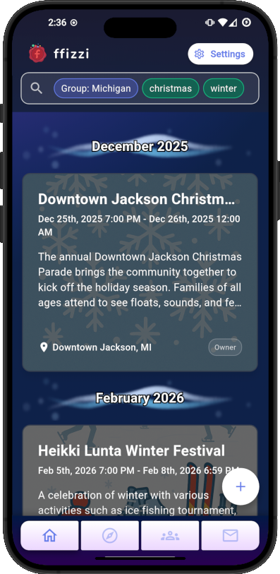 ffizzi app screenshot