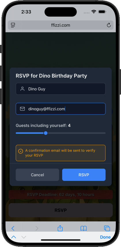 ffizzi app screenshot